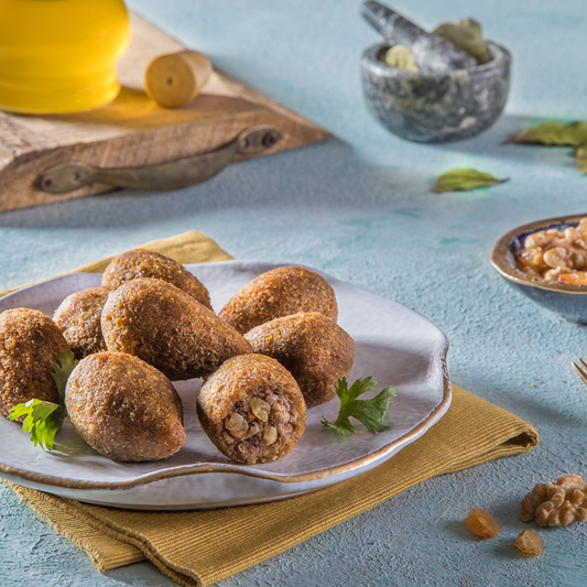 Kobeiba with Minced Meat & Nuts - كبيبه باللحمة المفرومة والمكسرات