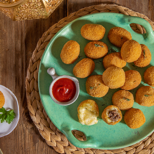 Potatoes Croquette with Minced Meat - بطاطس كروكيت باللحمه